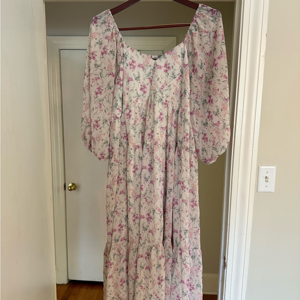 Floral Pink Women's Dress